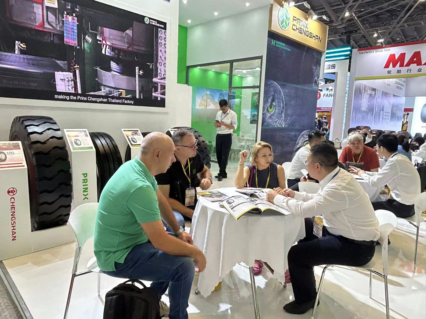 明升mansion88亮相2023上海国际轮胎展